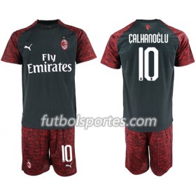 Camisetas AC Milan Calhanoglu 10 Niño Tercera Equipacion 2018/2019